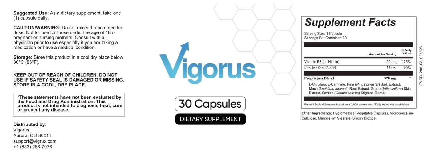Vigorus full label wrap
